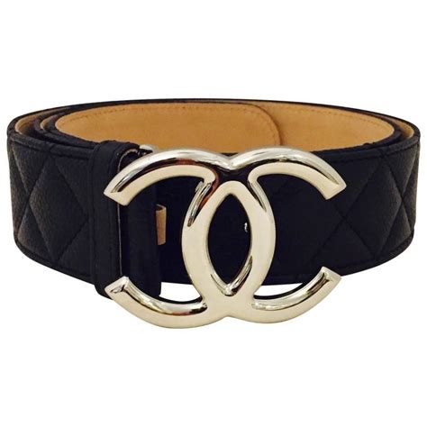 vintage chanel charm belt|genuine leather Chanel belt women.